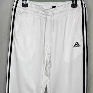 White Adidas Sweatpants